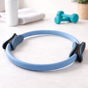 ACX Active Pilates Ring 15” – Blue Resistance Circle with Padded Handles